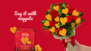 Roses are Red, Violets are Blue, Tyson® Brand "Chicken Nugget Bouquet Contest" is Back, with New Heart-Shaped Nuggets Just for You