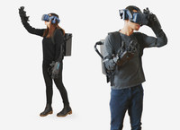 HaptX Gloves DK2 enables room-scale VR mobility and multi-user networking.