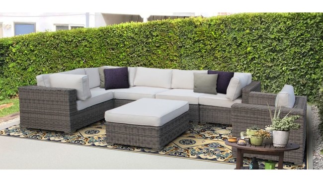 The YellowStone - 7pc Sunbrella® Outdoor Sofa Set