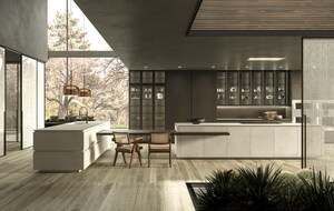 Snaidero USA Launches Luxury Line Of Metal Framed Glass Cabinets For Modern Kitchens