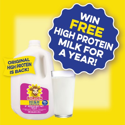 Borden Dairy Brings Back Original High Protein Milk to Give Families the Nutrients They Need