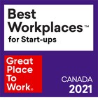 Introhive Named One Of Canada's 2021 Best Workplaces™ for Start-Ups