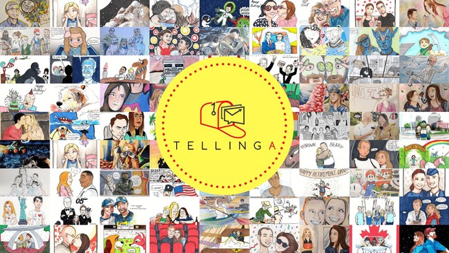 Tellinga turns personal stories into unique gifts!