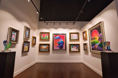 Pop Art icon Peter Max has many works on display at the Park West Fine Art Museum in the Forum Shops at Caesars Palace. (Photo by Amanda Nowak Photography)
