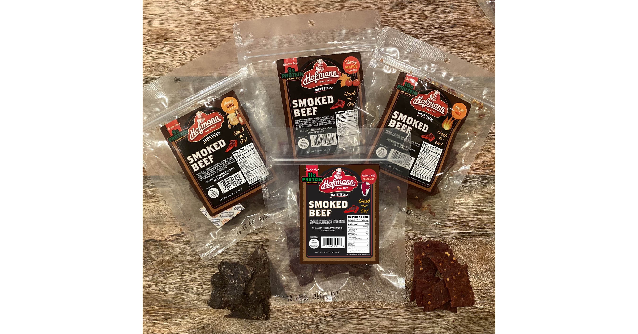 Hofmann Sausage Company Introduces Three New Flavors of Beef Jerky as