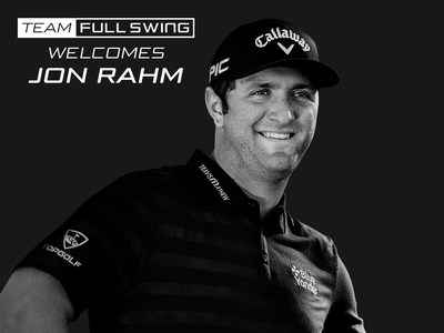 Jon Rahm, the #2 ranked golfer in the world, is installing a Full Swing Pro Series Simulator & Virtual Green in his home. To learn more about Full Swing, go to https://www.fullswinggolf.com/ (Photo Source: Callaway Golf)