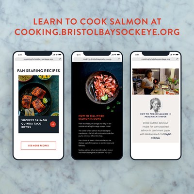 The new Salmon Cooking Guide website from Bristol Bay Sockeye Salmon teaches you everything you need to know to make amazing salmon at home.