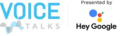 VOICE Talks Presented by Google Assistant Logo (PRNewsfoto/Modev)