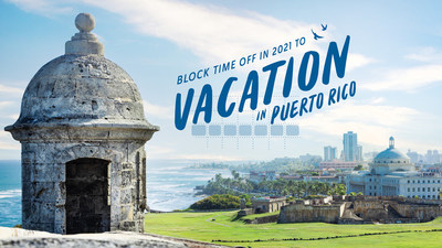 Discover Puerto Rico, in partnership with JetBlue and San Juan Marriott, invites travelers to pick any week of 2021 and block their calendars to vacation in Puerto Rico and enter a sweepstakes for a chance to win round-trip travel certificates and lodging on the Island, to enter see official rules online here: https://bit.ly/3qKW7jc.