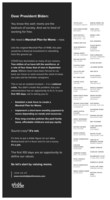 50 Prominent Women Run Full Page Ad in The New York Times Calling on President Biden to Implement Marshall Plan for Moms in First 100 Days