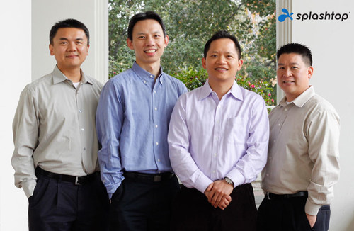 From right to left: Splashtop Co-Founders Rob, Philip, Mark, and Thomas