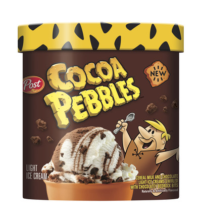 Cocoa PEBBLES™ light ice cream
