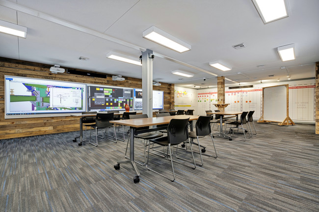 Big Room Bravo, a Lean Construction and Pull Planning space in Franklin Park, Illinois