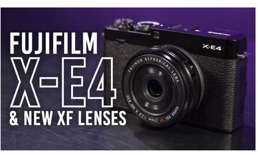 FUJIFILM Launches the X-E4 Mirrorless Camera, XF 70-300mm f/4-5.6 Lens, and Redesigned XF 27mm 