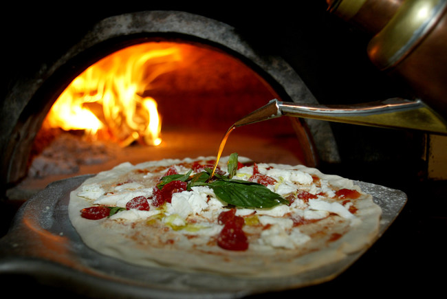 Le Sorelle Bandiera Pizzeria located in Naples Underground (Napoli Sotterranea) founded and run by Vincenzo Albertini