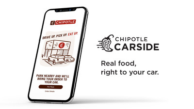 Chipotle is testing Chipotle Carside at 29 restaurants in California. For the first time, fans can get Chipotle’s real food delivered right to their parked cars using the Chipotle app.