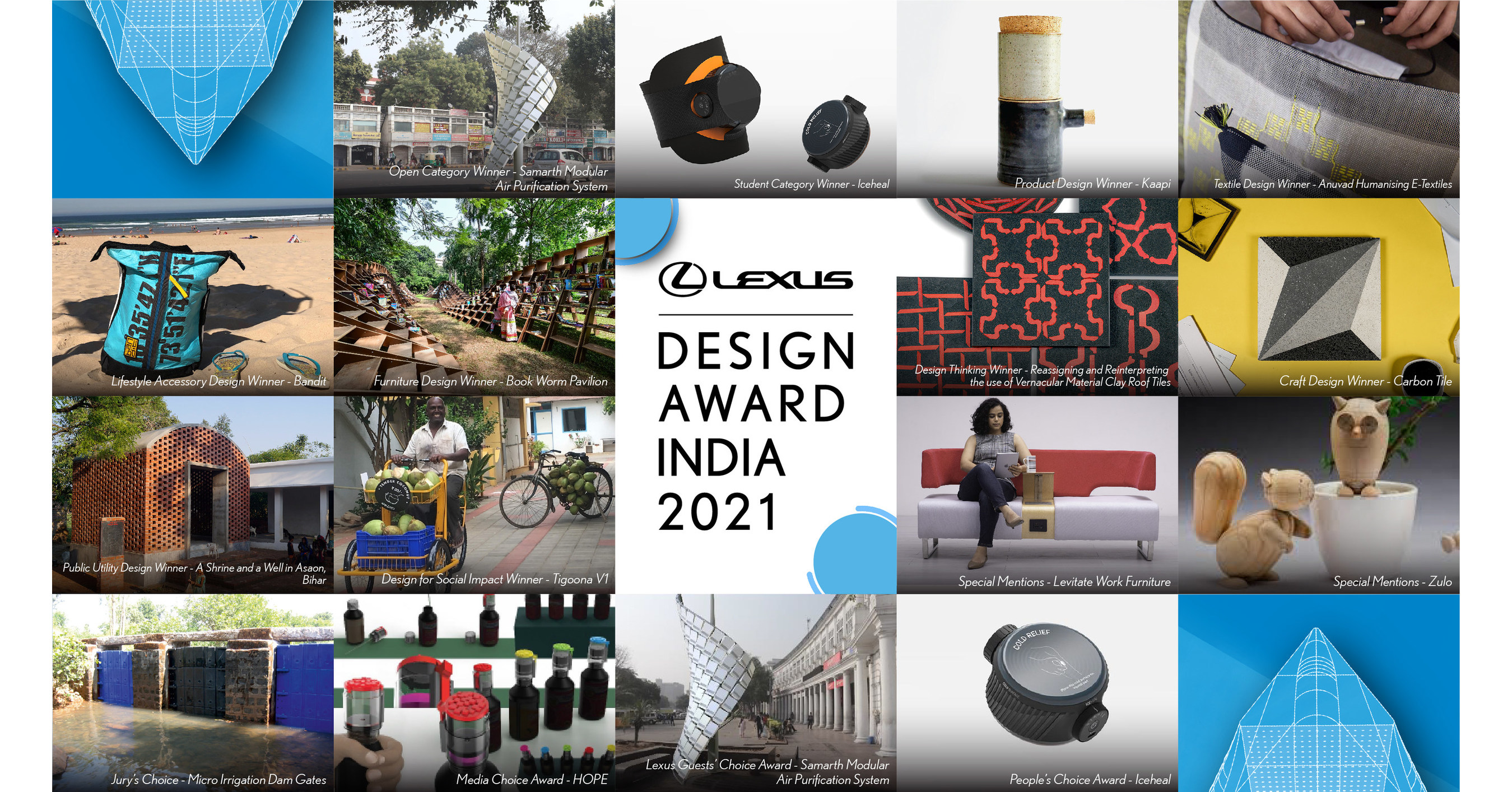 LEXUS UNVEILS 'SHAPED BY AIR' AND LEXUS DESIGN AWARD WINNERS