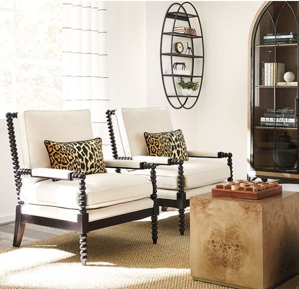 Black and white decor trends for 2021 abound here. Discover great new decorating ideas with chairs, tables, sofas, lamps, and accessories in the new Ballard Designs LOOKBOOK.
