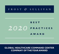 GE Healthcare Named "2020 Global Company of the Year" by Frost &amp; Sullivan for its AI-based Command Centers that Help Hospitals Make Real-time Decisions That Improve Care Delivery