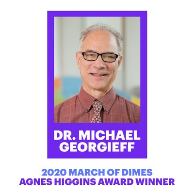Dr. Michael Georgieff 2020 March of Dimes Agnes Higgins Award Winner