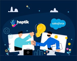 Haptik integrates with Salesforce Service Cloud to enable Intelligent Virtual Assistants