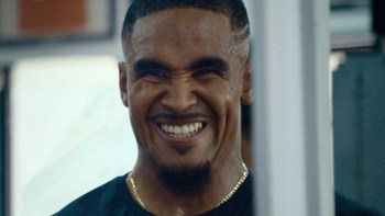 Jalen Hurts' PROFACE in the Oikos PRO Super Bowl ad