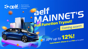 aelf Mainnet's Full Function Tryout will Bring the Maximum of $200,000 USD Prizes including ELF Mainnet Token, Tesla Car, iPhone 12 and PS5, etc