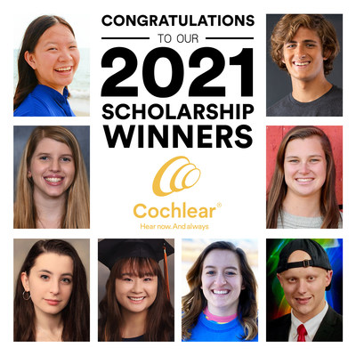 Cochlear announces 2021 winners of annual scholarships. The eight Graeme Clark and Anders Tjellström Scholarship winners are exemplary young leaders in the hearing loss community.