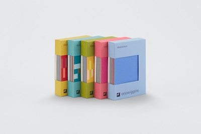 Arjowiggins innovative new colour matching tool comes as a dual box set and highlights perfect colour matches, complementary colour families and the opportunities for creative combinations from the Keaykolour and Curious Metallics creative paper collections.