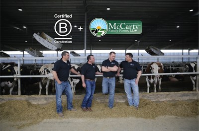 McCarty Family Farms Becomes One Of The First Dairy Farms Globally To ...