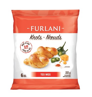 Furlani® Knots: Tex Mex (222g) (CNW Group/Furlani's Food Corporation)
