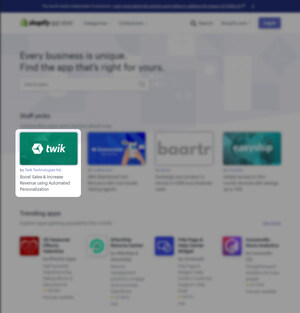 twik turns more visitors into buyers with a new auto-personalization Shopify app