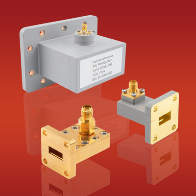 Fairview Microwave Introduces New Waveguide-to-Coax Adapters with European IEC Standard Flanges