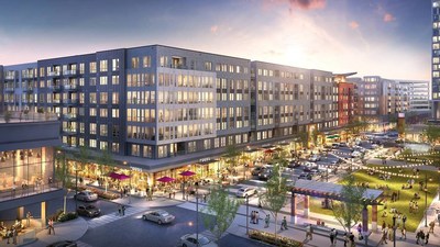 Marlow is a seven story, 510,118-square-foot residential building that will solidify the next phase of growth of the Merriweather District in Downtown Columbia