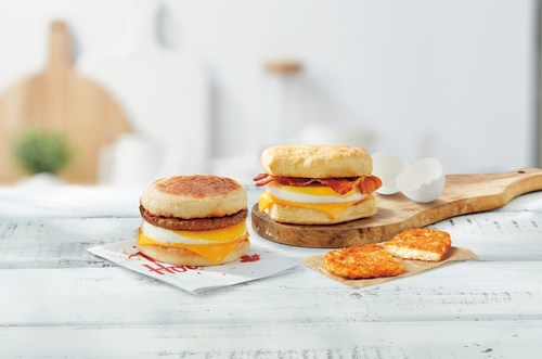 It’s time for freshly cracked eggs in Tim Hortons kitchens: Restaurants across Canada now proudly serving 100% Canadian freshly cracked eggs in all breakfast sandwiches (CNW Group/Tim Hortons)