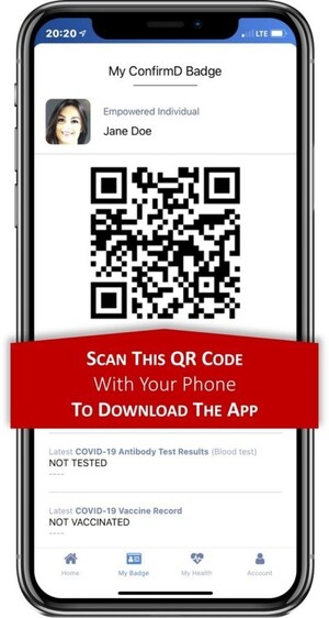 Vaccination Passport ConfirmD, Using Medical Provider-Verified Health Information, Now Available for iOS and Google Play