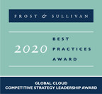 Tencent Cloud Wins Frost &amp; Sullivan's 2020 Best Practice Competitive Strategy Leadership Award in Global Cloud Industry