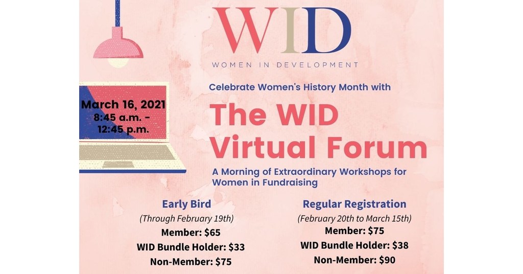 Women In Development (WID), New York Announces WID Virtual Forum on March 16 - Vimarsana News
