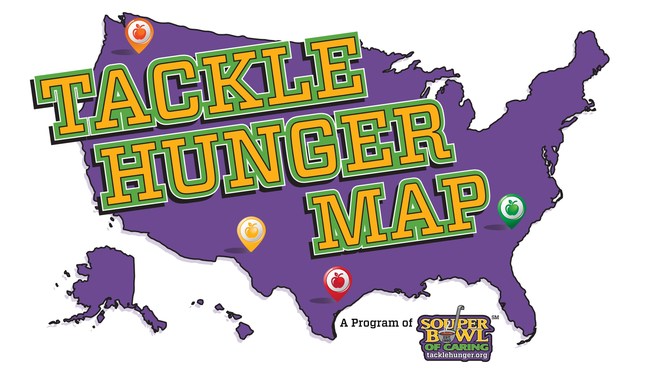 Tackle Hunger Map allows users to find and donate directly to a food charity in their local community.