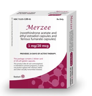 Slayback Pharma announces launch of Merzee (norethindrone acetate and ethinyl estradiol capsules and ferrous fumarate capsules) 1 mg/20 mcg, generic equivalent of Taytulla®