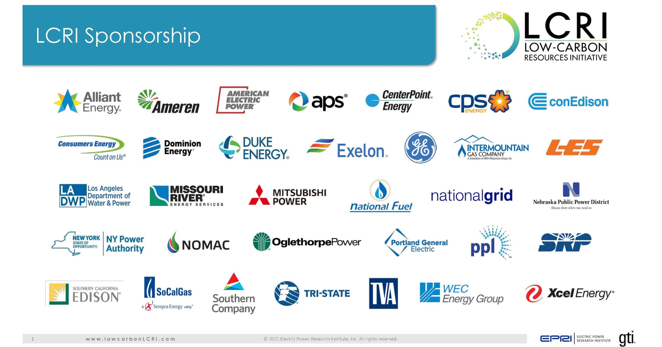 EPRI and GTI Low-Carbon Resources Initiative Surpasses $100 Million in Funding from 33 Global Partners - Vimarsana News