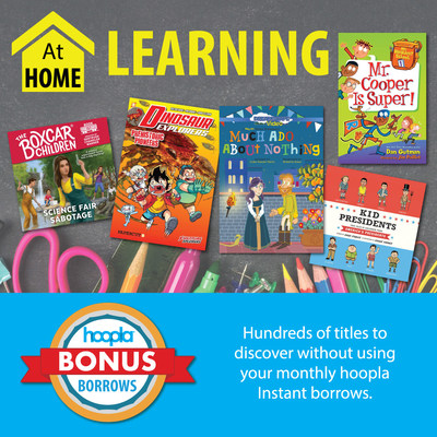 This Bonus Borrows collection focuses on titles and resources for remote learning and home education skills and development for library patrons of all ages.
