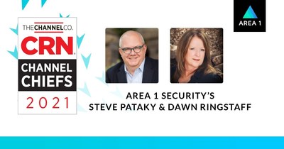 The Channel Company names Area 1 Security’s Steve Pataky, Dawn Ringstaff to the 2021 CRN Channel Chiefs. Pataky is also named to CRN’s exclusive list of the 50 Most Influential Channel Chiefs for 2021.