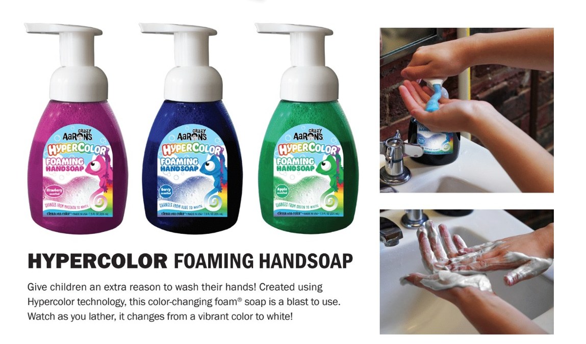 Crazy Aaron's Makes Hand Washing Fun With Revolutionary 'Clean With Color' Soap and Hand Sanitizer Line - Vimarsana News