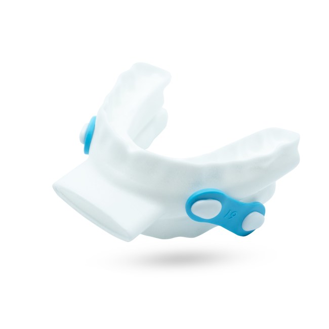 This patented and exclusive appliance is the only device with integrated airway technology and increases the response rate to sleep apnea therapy by 40% compared to standard mouthguards. Clinical trials also found that this is the only device with a 100% response rate to snoring.