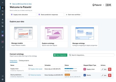 Data spread across an organization in silos makes developing insights with AI time-intensive and difficult to scale. IBM and Palantir are partnering on a new solution, “Palantir for IBM Cloud Pak for Data,” designed to help businesses in retail, financial services, manufacturing, healthcare and telecommunications use AI to make more informed business decisions and automate outcomes.