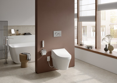 With it clean simple design, the new budget-friendly WASHLET C5 by TOTO is available as a WASHLET+ model, too.