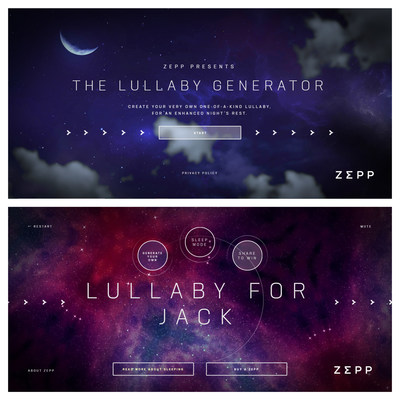 Create your personalized lullaby now!  https://www.zepplullaby.com/