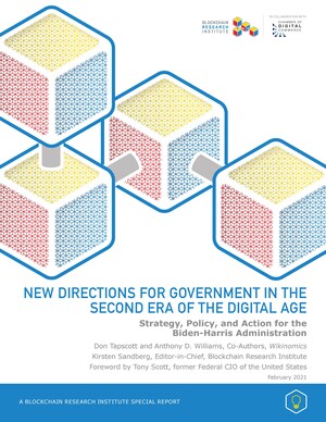 Don Tapscott Releases Comprehensive Report on How US Government Could Reimagine Digital Technology Policy