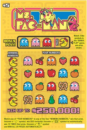 Don't Ms. Out! Ms.PAC-MAN® Re-Joins Pollard Banknote's Licensed Brand Portfolio